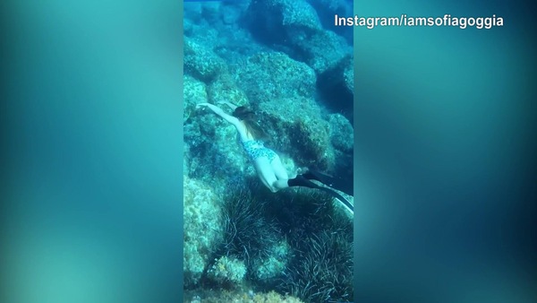 In acqua c'è una sirenetta di nome...Sofia Goggia!
