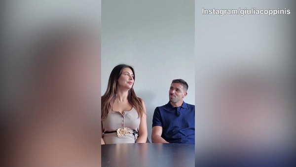 Il saluto emozionante di Giovanni Simeone e la moglie a Napoli