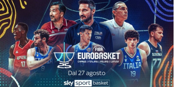L'Italia e le stelle del basket europeo protagoniste su Sky