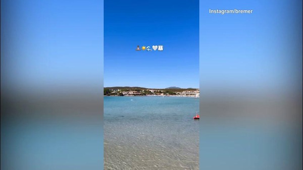 Bremer, che gioia al mare