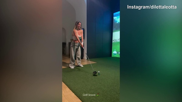 Colpo da maestra di Golf per Diletta Leotta