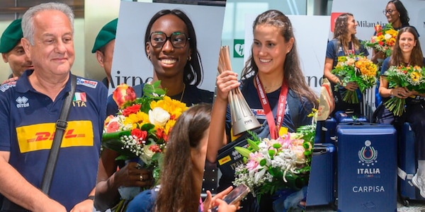 La Coppa del mondo è in Italia: che festa a Malpensa per le Azzurre di Velasco