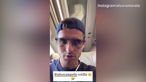 Morata stuzzica Alice: "Impicciona..."