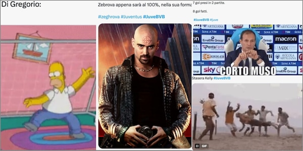 Da Zebrova alla sedia Di Gregorio: le ironie social dei tifosi Juve