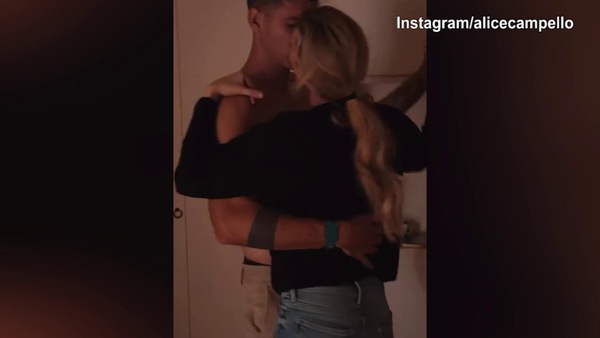 Ballo romantico per Alice Campello e Alvaro Morata