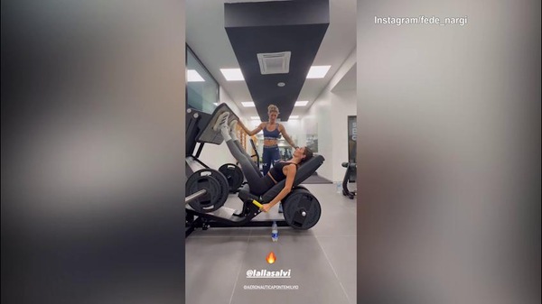 Federica Nargi, che potenza nelle gambe