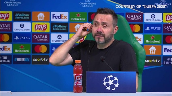 De Zerbi, che sfogo in conferenza!