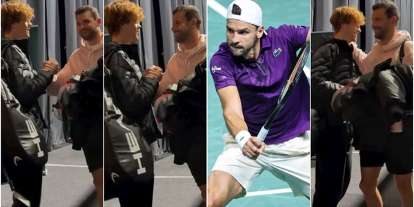 Dimitrov e Sinner, incontro a Parigi: l'abbraccio dopo Wimbledon e la gioia