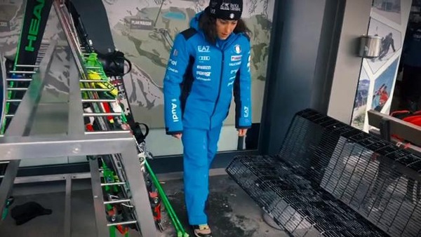Guardate il ritorno sugli sci di Federica Brignone