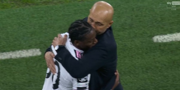 David, l'Iceman Juve si scioglie: "Periodo difficile per me". Gol Champions e abbraccio a Spalletti