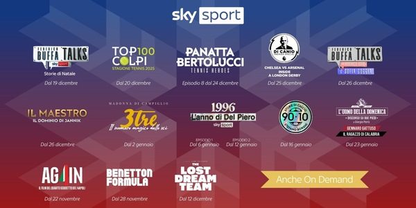 Sky, la Casa dello Sport si fa bella per le feste