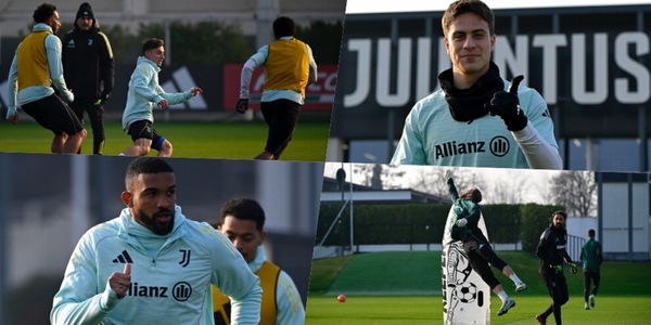 La Juve si allena a Capodanno: Conceicao scatta, aura Yildiz e Bremer, Di Gregorio show!