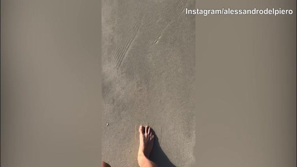 Del Piero, il 2026 inizia...con i piedi in acqua