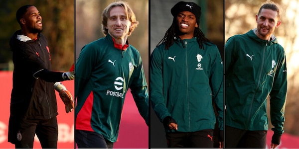 Milan, Modric e compagni si allenamento al tramonto per il Genoa