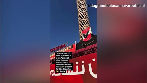 Egitto, Fabio Cannavaro testimonial della Coppa del Mondo