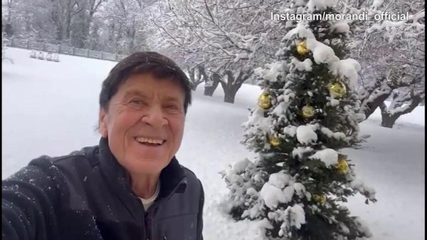 Morandi "meravigliato" dalla neve bolognese