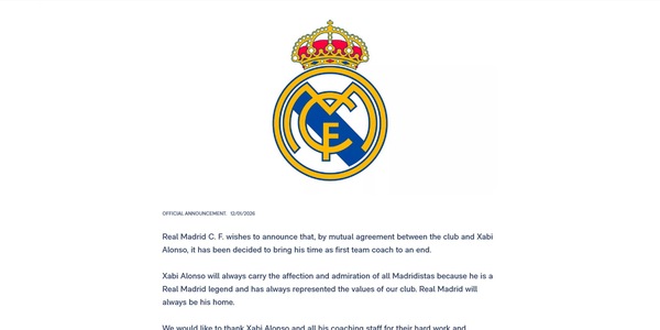 Real Madrid, ufficiale: Xabi Alonso non è più l'allenatore