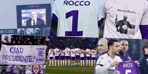 Fiorentina, l'omaggio a Commisso è da brividi: le immagini