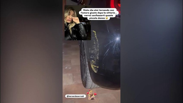 Danneggiata l'auto di Corradi: Elena Santarelli confessa