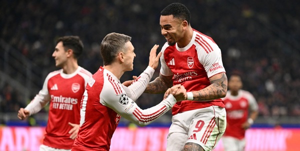 Gabriel Jesus e Gyokeres riportano l'Inter sulla Terra: Sucic non basta, tris Arsenal a San Siro