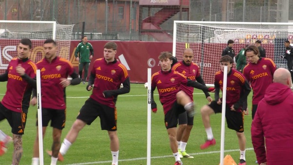 Roma, rifinitura a Trigoria in vista dell'Europa League