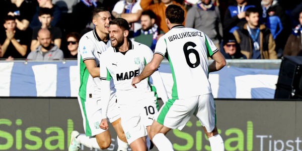 Berardi trascina il Sassuolo alla vittoria a Pisa: Gilardino sempre più giù in classifica