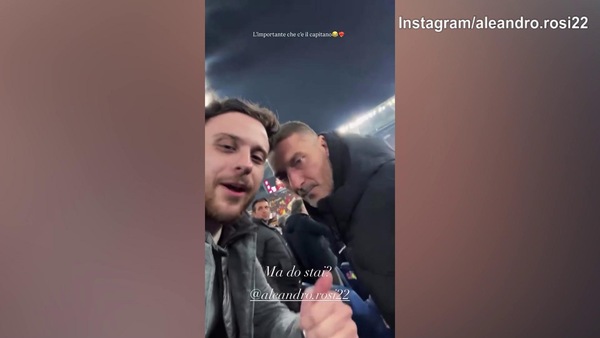 Totti all'Olimpico per Roma-Cagliari: l'ex capitano cerca...Aleandro Rosi