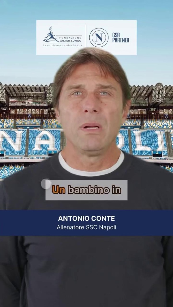 Napoli e Fondazione Valter Longo insieme in campo contro obesità e sovrappeso