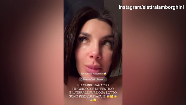 Elettra Lamborghini non ne può più: "Anche a Montecarlo...festini!"