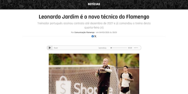 Ufficiale: il Flamengo annuncia Jardim come nuovo allenatore