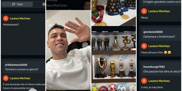 Lautaro Martinez a nudo in chat: s'inchina al difensore Juve, svela il sogno Inter e le sue condizioni