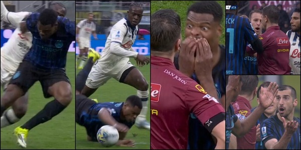 Dumfries cerca la furbata, Manganiello non ci casca: pari Atalanta, l'Inter va nel caos