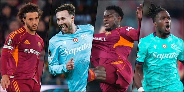 Hermoso svagato, Bernardeschi puntuale. Ndicka di prepotenza, Rowe Speedy Gonzales: pagelle Roma-Bologna