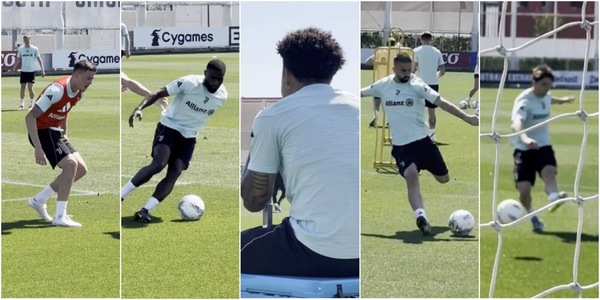 Juve al lavoro, i bianconeri prendono la mira verso l'Atalanta. E c'è uno spettatore... d'eccezione