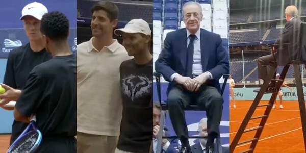 Sinner, doppio stellare a Madrid: in campo con Bellingham vs Nadal-Courtois. E Florentino giudice!