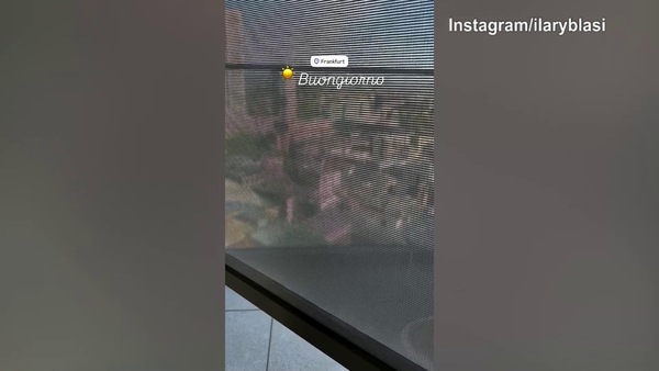 Ilary Blasi a Francoforte, ecco la storia social