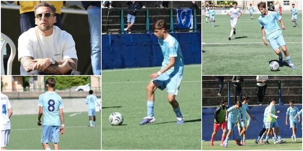 Torneo Manlio Selis, Marchisio in tribuna e il figlio Leonardo trascina la Juve