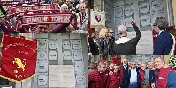 Da Zaccarelli a Sala: le leggende granata si stringono nel ricordo del Grande Torino