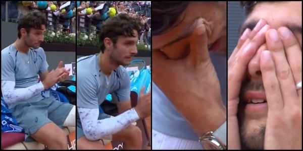 Musetti scoppia a piangere, lacrime a Roma: "Ho scavato dentro di me"