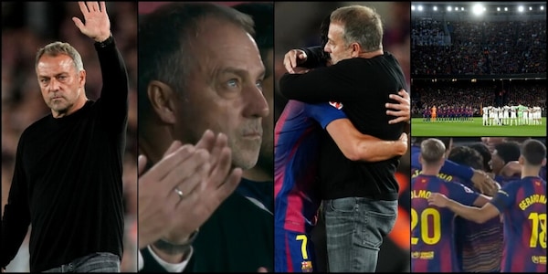 Il Barcellona campione... per Flick: lacrime trattenute ed emozione dopo il tremendo lutto