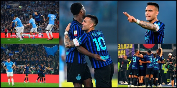Marusic e Nuno Tavares consegnano la Coppa Italia all'Inter: Lazio ko, double per Chivu