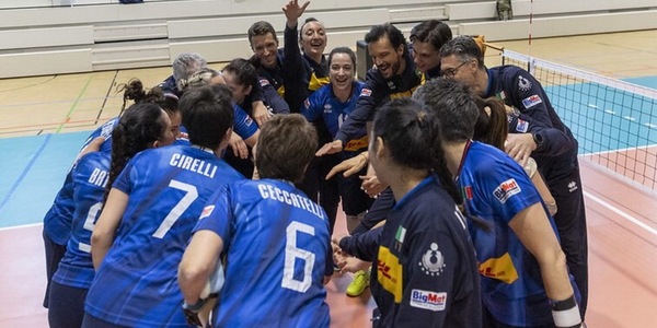 Sitting volley: doppio 3-0  per l'Italia femminile alla Golden Nations League