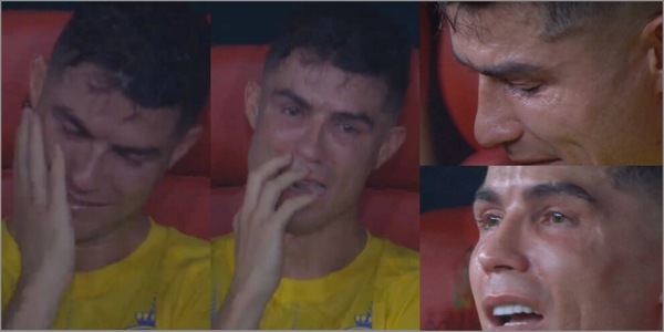 Ronaldo come non lo avete mai visto: lacrime dopo la finale persa