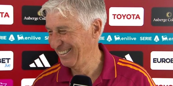 Gasperini gongola: "Roma, la Champions è nelle nostre mani. Dybala se resta sono felice"