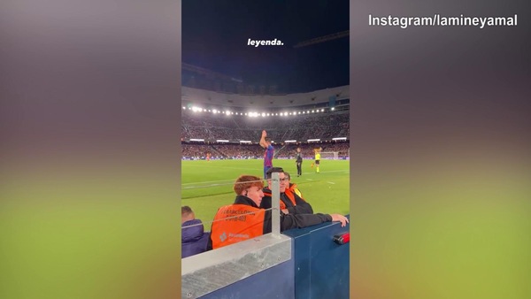Barca, Yamal saluta Lewa: "Leggenda"