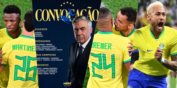 Brasile, i convocati di Ancelotti per il Mondiale: ci sono Bremer, Alex Sandro, Danilo e Neymar!