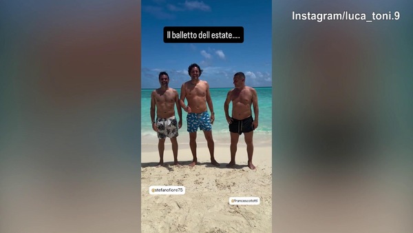 Totti, Toni e Fiore: ecco il balletto dell'estate