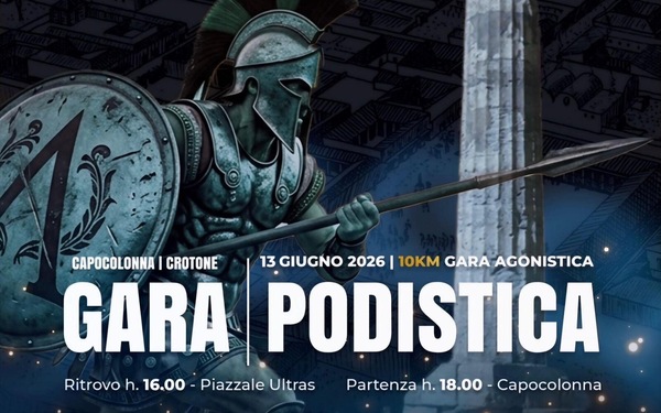 Correre in Calabria: sabato 13 giugno 2026 torna la Capocolonna-Crotone