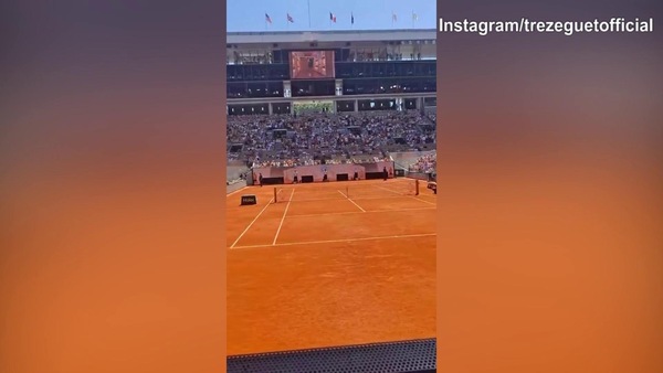 Tennis, Trezeguet presente sugli spalti del Roland Garros