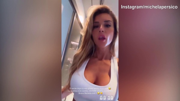 Michela Persico. prima grande serata poi...subito in palestra